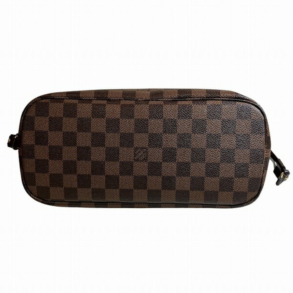 LOUIS VUITTON Brown Damier Neverfull PM Tote Bag - Picture 3 of 9